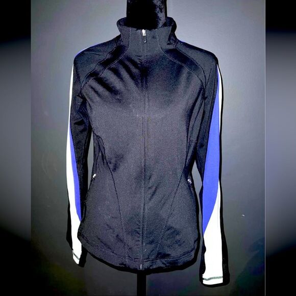 GAP Fit Womens Zip Up Forme Jacket - Black - size Medium - Picture 1 of 8